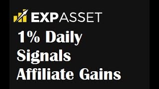 ExpAsset 1% a day and Mad Affiliate gains