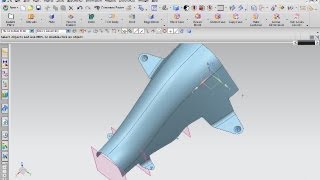 Hitzeschutzblech - Siemens NX 8 Training Surfaces - Patch opening - Trim curves - Mesh surface
