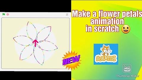 How to make a flower petals in scratch