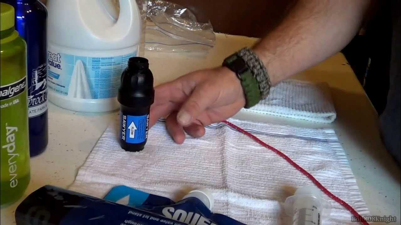 Sawyer Squeeze Cleaning and Maintenance YouTube