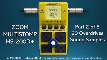 ZOOM MS-200D+ - Overdrive Sound Samples