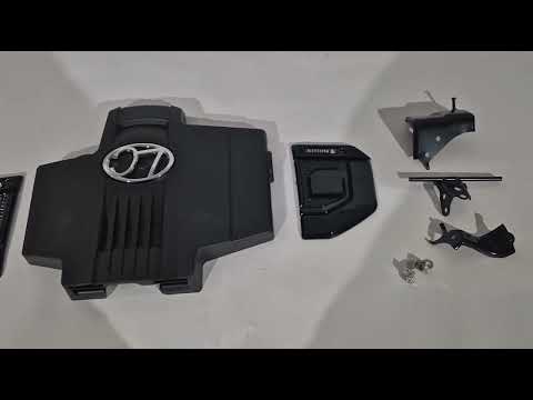 Декоративная крышка двигателя для Toyota Land Cruiser Prado 250 2023- гг, видео 1