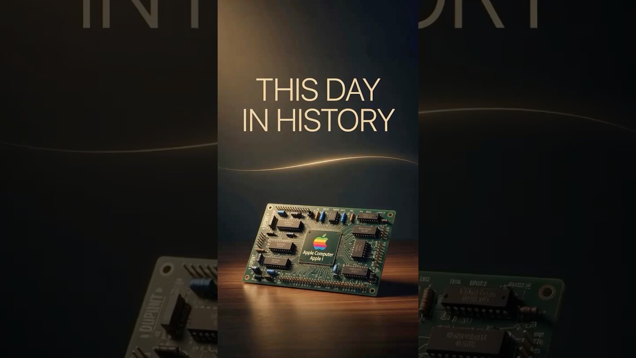 1976: The First Apple Computer is Sold - YouTube