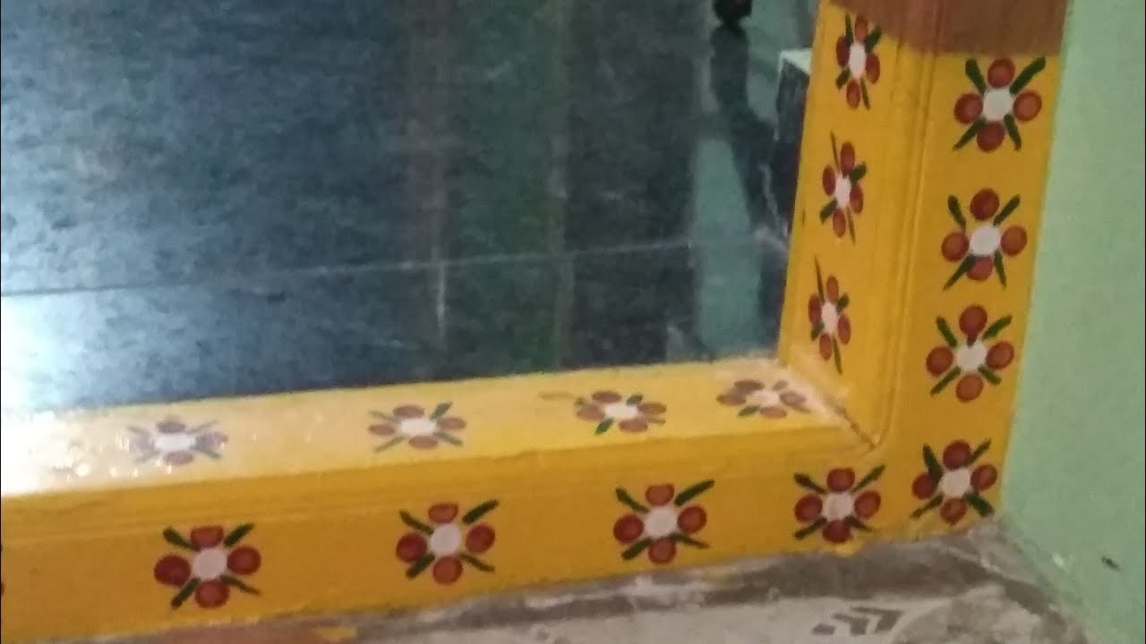 how to paint Simple gadapa designs//how to paint gumam designs YouTube