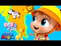 Baby John Plays the Animal Guessing Game! 🦁 Little Angel | Community Corner 🌸| Kids Sing and Play