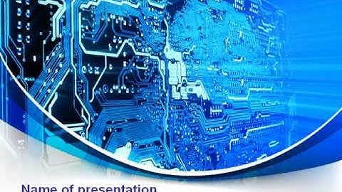 Circuit PowerPoint Template by PoweredTemplate.com
