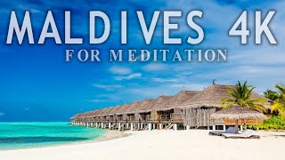 The Maldives 4K for meditation - a tropical paradise with stunning beaches and clear blue seas