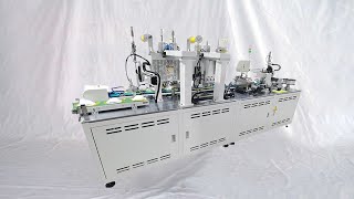 automatic cup type face masks forming making & earbands welding equipment &Semi automatic valves add