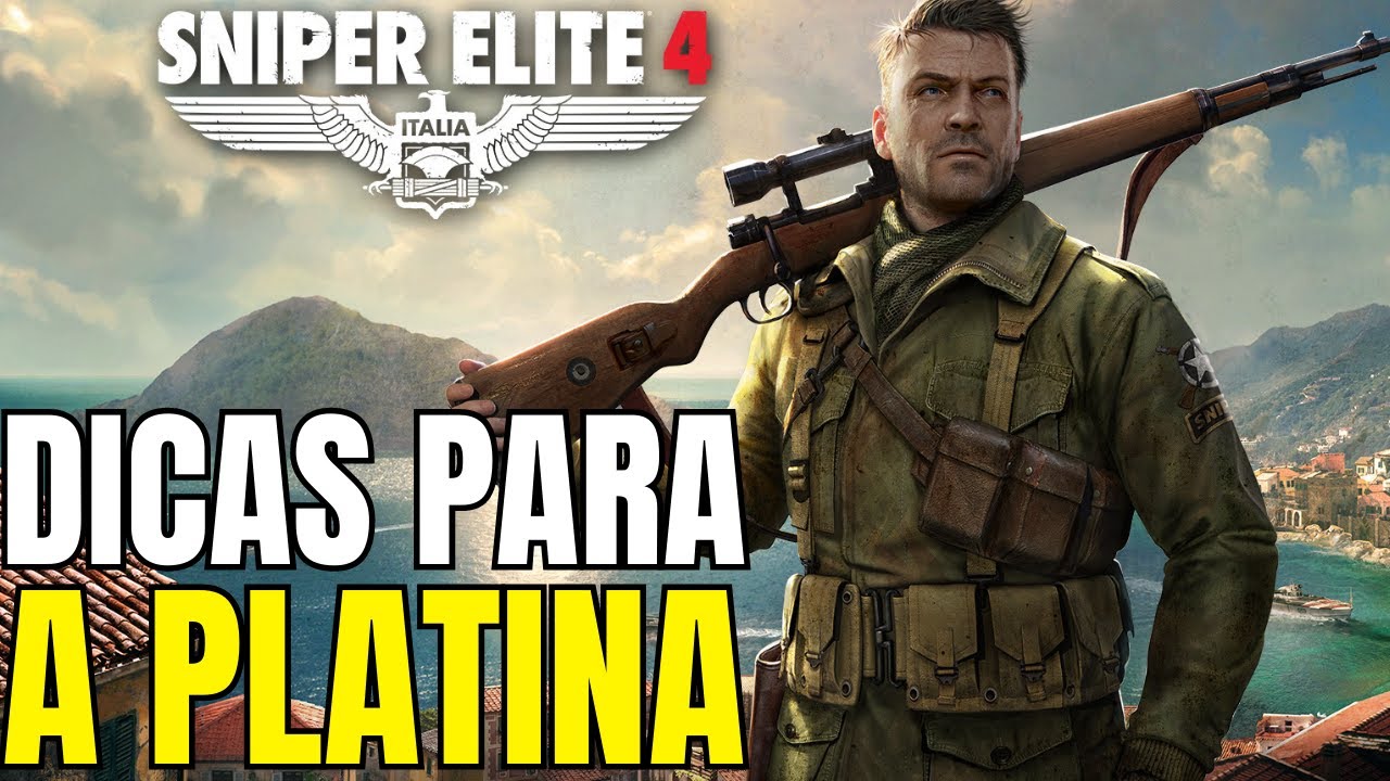 SNIPER ELITE 4 PLATINA F CIL Como Conseguir A Platina Facilmente