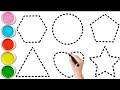 Shapes drawing for kids, Learn 2d shapes, colors for toddlers, Shapes Name, Shapes Song for kids