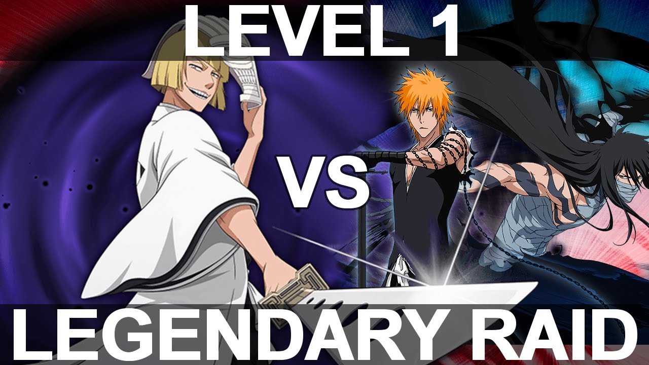 Level 1 TLA Shinji VS Legendary Raid! | Bleach: Brave Souls