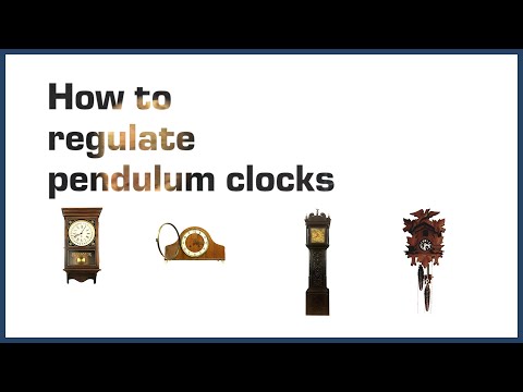 How to Regulate Pendulum Clocks