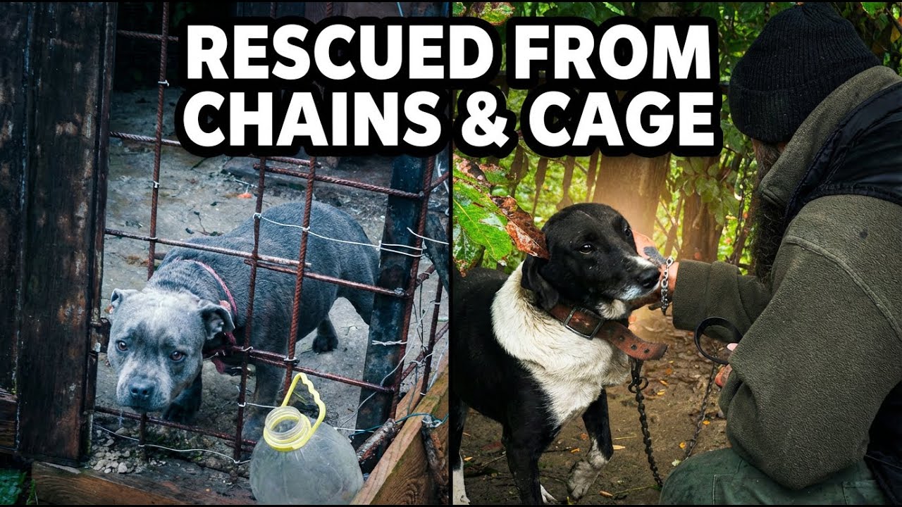 Nach Jahren in Ketten gerettet – Ihre ersten Momente der Freiheit