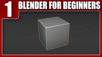 Blender for beginners - introduction - part 1 tutorial
