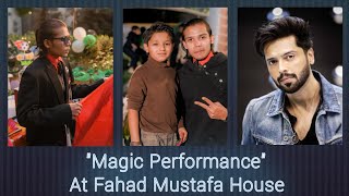 | Famous Celebrity | Fahad Mustafa Today Celebrating Son Of Birthday Party |