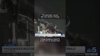 CTA passengers rescued after train derails in Chicago