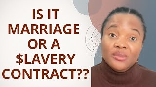 10 Marriage Expectations That Resemble Modern Day $lavery For Women 