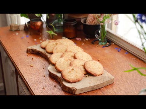 Chamomile Lemon Butter Cookies | Calming Summer Recipe