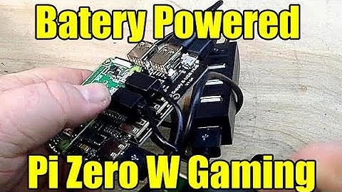 Battery powered Pi Zero W Gaming System