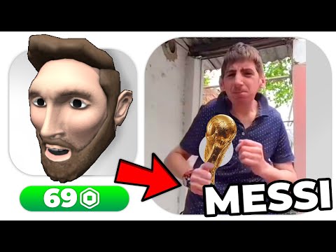 MAKING LIONEL MESSI a ROBLOX ACCOUNT 