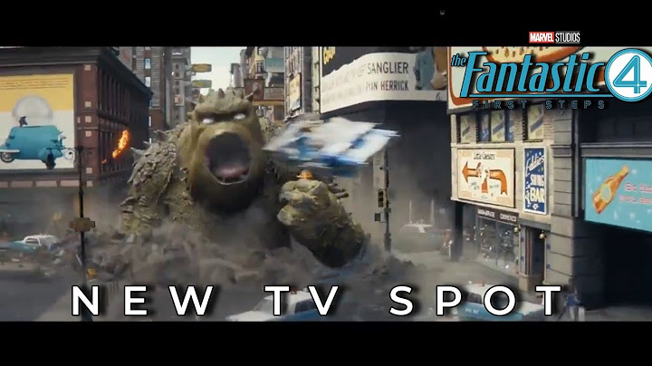 GIGANTO NEW TV SPOT FANTASTIC FOUR FIRST STEPS OFFICIAL CLIP