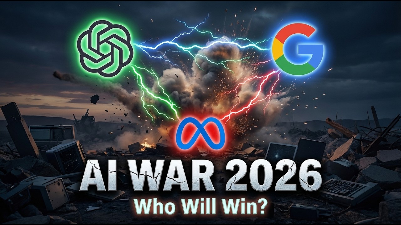 OpenAI vs Google vs Meta – AI War 2026 | Who Will Win the AI War in ...