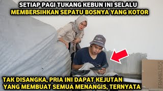 SETIAP PAGI TUKANG KEBUN INI SELALU MEMBERSIHKAN SEPATU BOSNYA YANG KOTOR ! LIHAT BALASAN BOSNYA