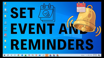 How To Add Event And Reminder In Windows