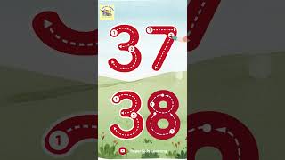 Learn how to write 37 & 38 #shorts #kids #counting #preschool #interactivelearning #123
