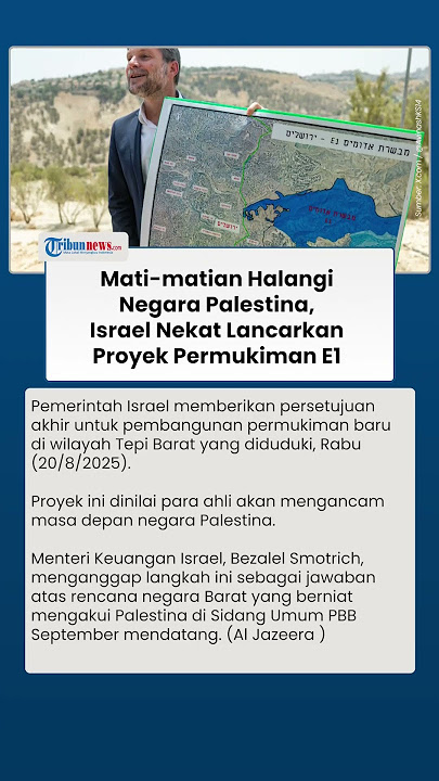 Mati-matian Halangi Negara Palestina, Israel Nekad Lancarkan Proyek Permukiman di Tepi Barat Gaza