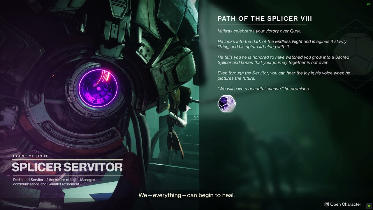 Destiny 2 - Talk to Splicer Servitor #16 - Season of the Splicer