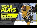 Top 5 David Pastrnak Plays from the 2021 NHL Season