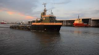 Inbound to Port Fourchon, Louisiana