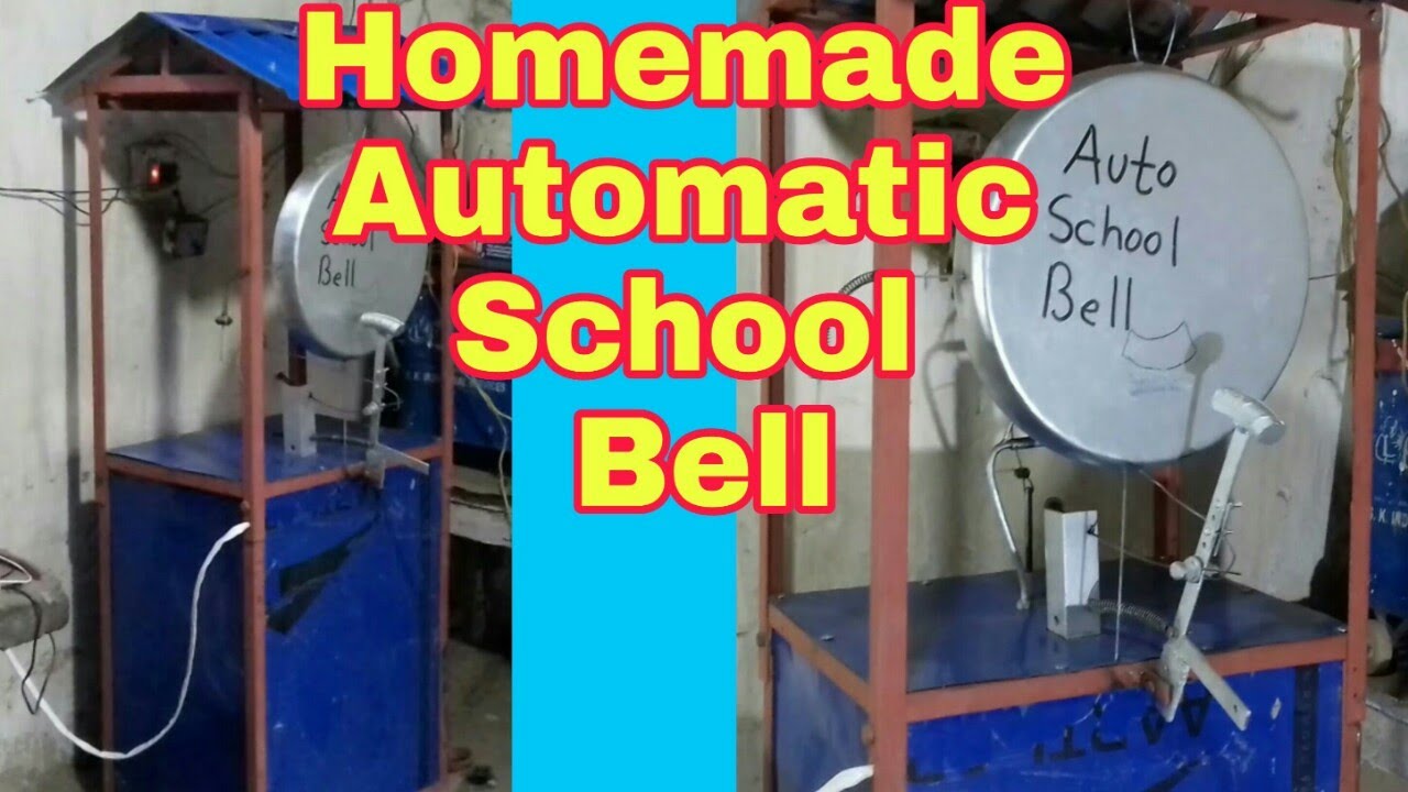 Automatic School Bell | A school bell with an automatic bell ringing in ...