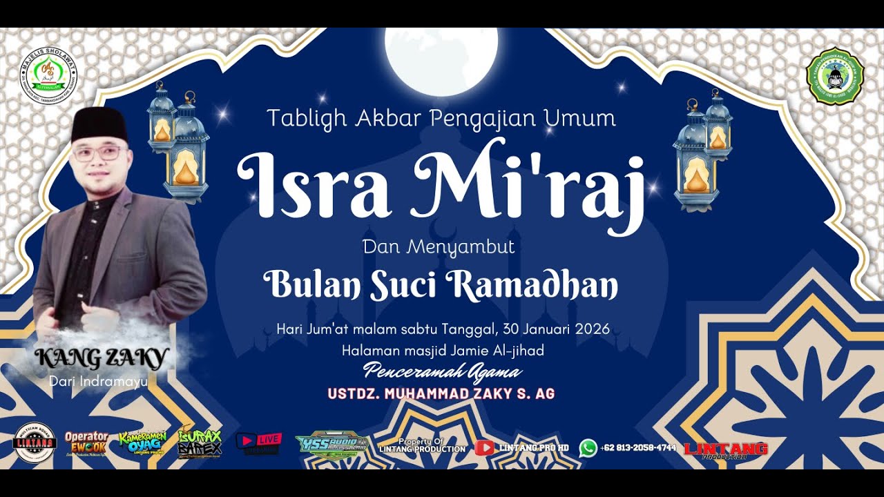 LIVE TABLIGH AKBAR ISRA MI'RAJ NABI MUHAMMAD SAW // WANAJAYA - TAMBAKDAHAN - SUBANG " // 30-01-26