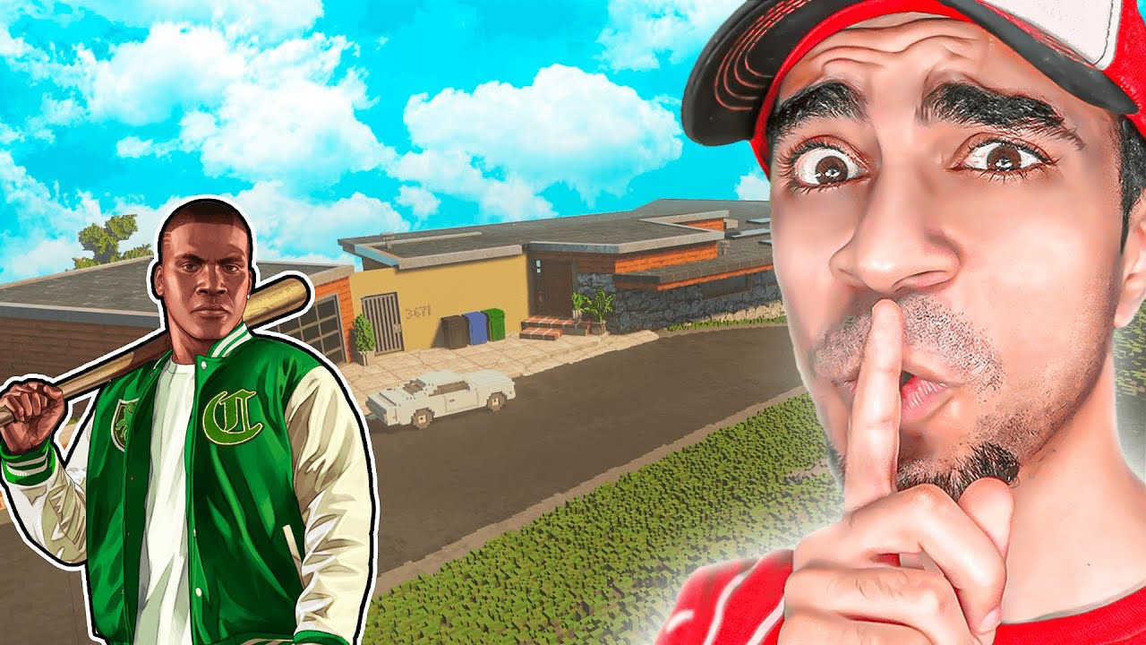 تدمير منزل فرانكلين في لعبة ماين كرافت 😍🔥 - TEARDOWN