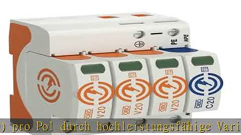 OBO Bettermann® Überspannungsableiter V20, 3-polig+NPE 280 V