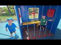 Legoland California 2024 Duplo Playtown Leo và Ben vui chơi ở playtown