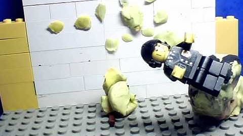 Blob attacks Lego city!