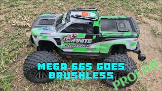 Arrma granite mega 665 rc brushless upgrade