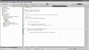 JBoss AS, EJB 3.1 and Schedule annotation