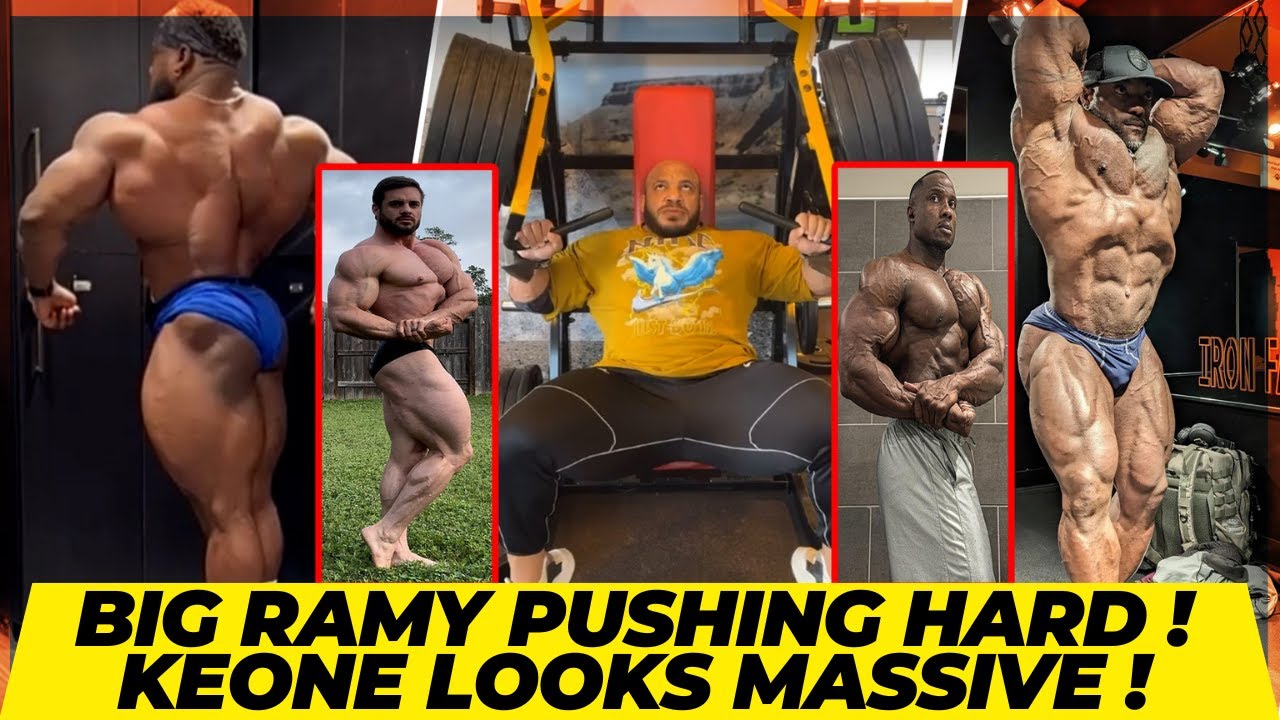 Big Ramy pushing serious weight + Logan's new coach + Keone looks ...