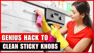 Easiest Way to Clean Greasy Cabinet Handles & Knobs FAST!