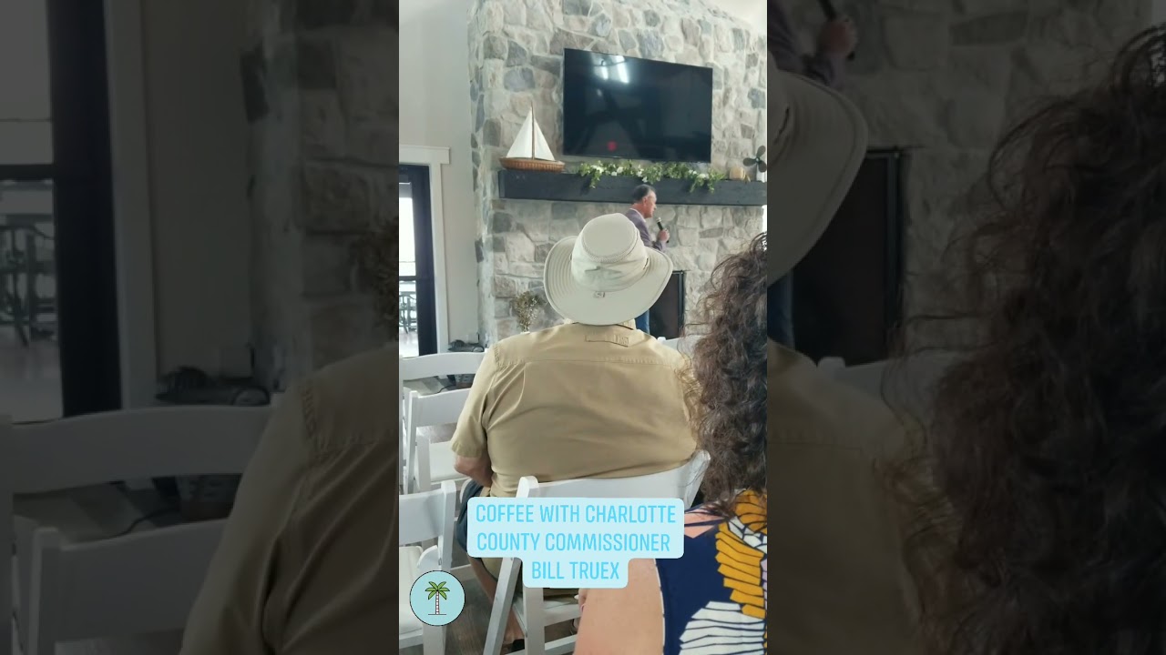 Coffee with Chairman Bill Truex - Charlotte County Florida commissioner - Babcock Ranch