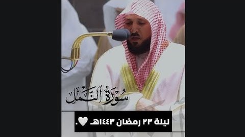 ﴿صُنعَ اللَّهِ الَّذي أَتقَنَ كُلَّ شَيءٍ﴾ من سورة النمل للشيخ ماهر المعيقلي 🤍..