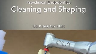 Cleaning and Shaping, Using Rotary Files