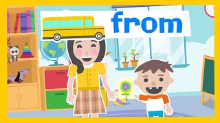 Sight Word From - From Me To You - Kindergarten Sight Words From Woohoo School