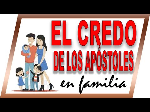 ↗️ORACIÓN del CREDO de los APÓSTOLES en familia ❤️