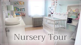 Baby Girl Nursery Reveal • Nursery Tour \& Organization