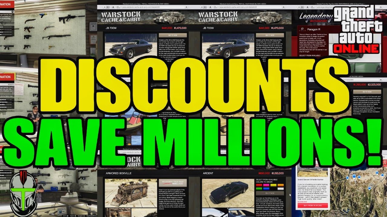 GTA ONLINE DISCOUNTS! YouTube